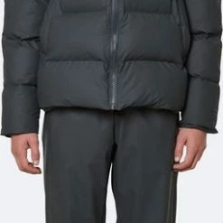 Rains - Puffer Jacket - Slate - Unisex - M/L -Dameskleding Verkoop 255x840