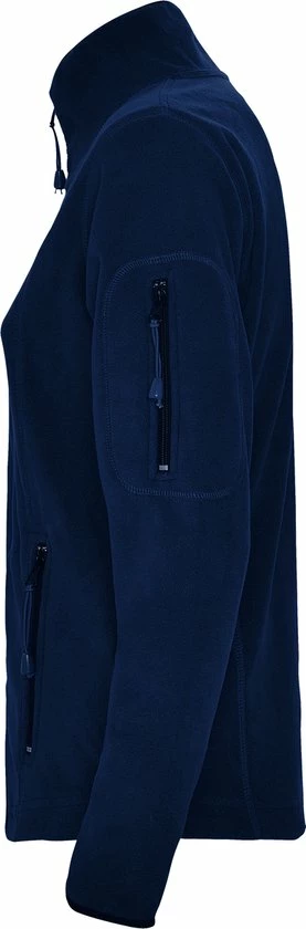 Merkloos Donker Blauw Fleece Damesvest Roly Luciane Maat XL 4 Merkloos Donker Blauw Fleece Damesvest Roly Luciane Maat XL - Afbeelding 4