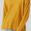 Vero Moda Trui Vmcrewlefile Ls V-neck Blouse Noos 10233357 Golden Yellow Dames Maat - L