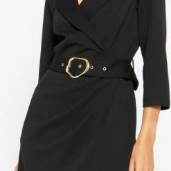 LOLALIZA Blazerjurk - Zwart - Maat 48 -Dameskleding Verkoop 335x840 2