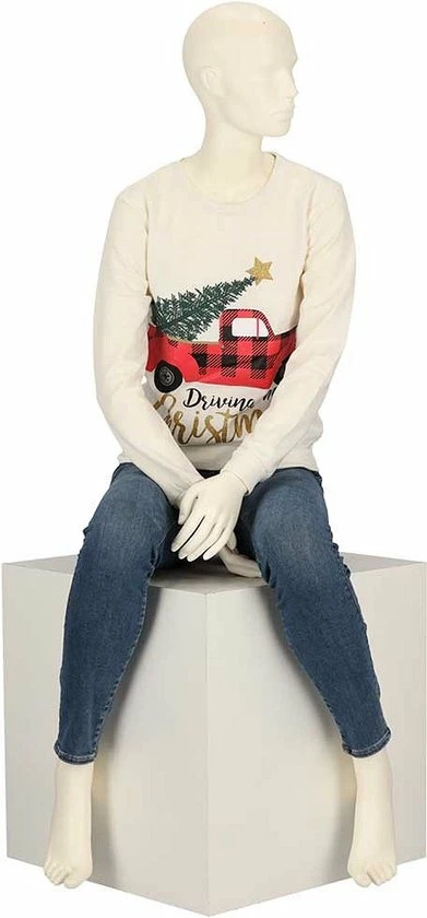 Apollo | Kersttrui Dames | Multi Beige | Maat L | Driving Home For Christmas | Kersttruien | Kerst | Foute Kersttrui 4 Apollo | Kersttrui Dames | Multi Beige | Maat L | Driving Home For Christmas | Kersttruien | Kerst | Foute Kersttrui - Afbeelding 4