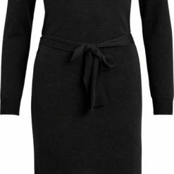 VILA VIMARLA COLLAR L/S KNIT DRESS Dames Jurk - Maat XL