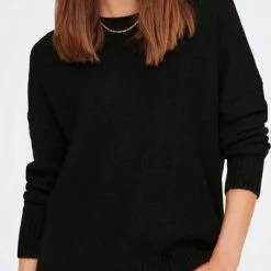 Only Trui Onlnanjing L/s Pullover Knt Noos 15173800 Black Dames Maat - S -Dameskleding Verkoop 401x840 1