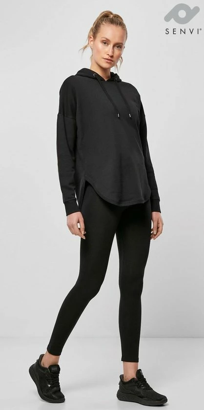 Senvi Dames Oversized Hoodie - Kleur Zwart - Maat L 8 Senvi Dames Oversized Hoodie - Kleur Zwart - Maat L - Afbeelding 8