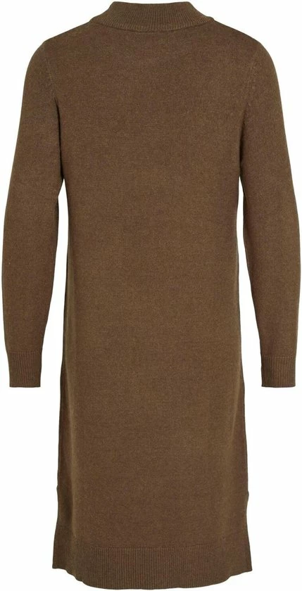VILA VIRIL CREW NECK L/S MIDI DRESS - NOOS Dames Jurk - Maat M 4 VILA VIRIL CREW NECK L/S MIDI DRESS - NOOS Dames Jurk - Maat M - Afbeelding 4