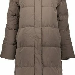 Geisha Jeans Lange Puffer Jas - Dames - Maat: L