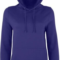 Awdis Gewoon Hoods Vrouwen/dames Girlie College Pullover Hoodie (Paars)