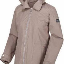 Celinda Waterdichte, Geïsoleerde Parka Jas Met Capuchon Van Regatta Voor Dames, Outdoorjas, Natuursteen Crème -Dameskleding Verkoop 447x840 6