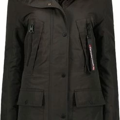 Canadian Peak - Dames Jas Winter Corteak Black - Model 2023 -Maat XXL