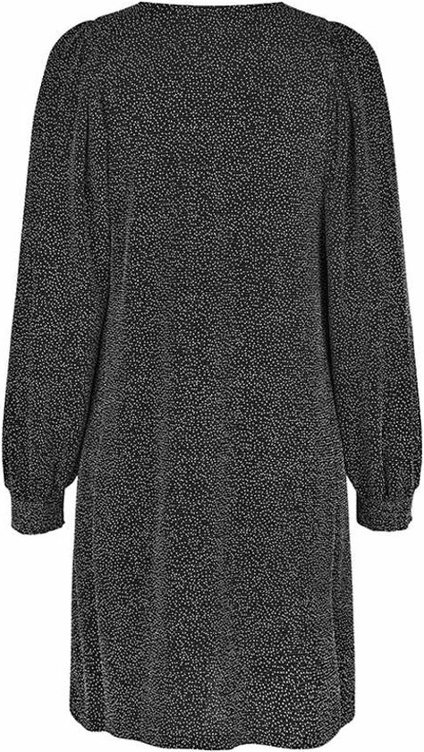 Zwart Met Zilveren Glitterjurk Embry - MbyM - Maat L 2 Zwart Met Zilveren Glitterjurk Embry - MbyM - Maat L - Afbeelding 2