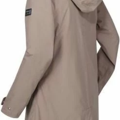 Celinda Waterdichte, Geïsoleerde Parka Jas Met Capuchon Van Regatta Voor Dames, Outdoorjas, Natuursteen Crème -Dameskleding Verkoop 479x840 1
