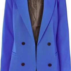 Noisy May Blazer Nmvivian Ls Blazer 27023596 Dazzling Blue/ W Java Lin Dames Maat - M