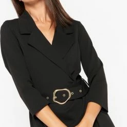 LOLALIZA Blazerjurk - Zwart - Maat 48 -Dameskleding Verkoop 509x840 5