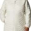 Columbia Powder Lite - Jassen Dames Winter - Outdoorjas - Chalk - Maat M
