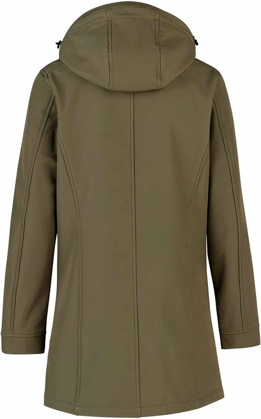 BJØRNSON Softshell Parka Jas 4 Seizoenen Fleece Voering Winddicht Dames Tarmac Bruin - Maat 52 - YLVA 2 BJØRNSON Softshell Parka Jas 4 Seizoenen Fleece Voering Winddicht Dames Tarmac Bruin - Maat 52 - YLVA - Afbeelding 2