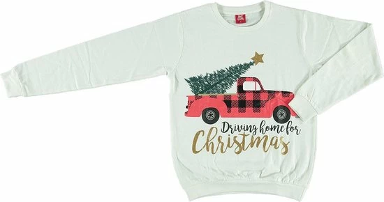 Apollo | Kersttrui Dames | Multi Beige | Maat L | Driving Home For Christmas | Kersttruien | Kerst | Foute Kersttrui 3 Apollo | Kersttrui Dames | Multi Beige | Maat L | Driving Home For Christmas | Kersttruien | Kerst | Foute Kersttrui - Afbeelding 3