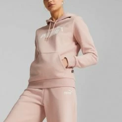 PUMA ESS Logo Hoodie Fleece Dames Trui - Maat M 19 PUMA ESS Logo Hoodie Fleece Dames Trui - Maat M -Dameskleding Verkoop 550x550 122