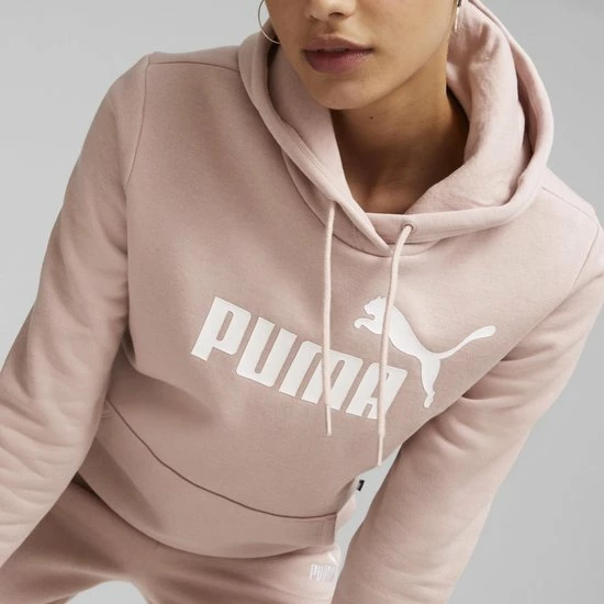 PUMA ESS Logo Hoodie Fleece Dames Trui - Maat M 8 PUMA ESS Logo Hoodie Fleece Dames Trui - Maat M - Afbeelding 8