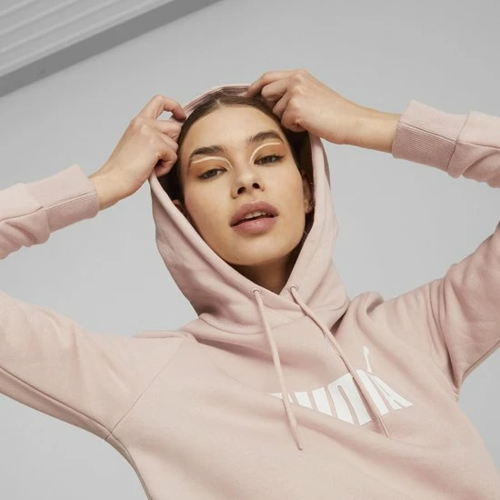 PUMA ESS Logo Hoodie Fleece Dames Trui - Maat M 14 PUMA ESS Logo Hoodie Fleece Dames Trui - Maat M - Afbeelding 14