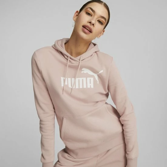 PUMA ESS Logo Hoodie Fleece Dames Trui - Maat M 16 PUMA ESS Logo Hoodie Fleece Dames Trui - Maat M - Afbeelding 16
