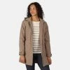 Celinda Waterdichte, Geïsoleerde Parka Jas Met Capuchon Van Regatta Voor Dames, Outdoorjas, Natuursteen Crème