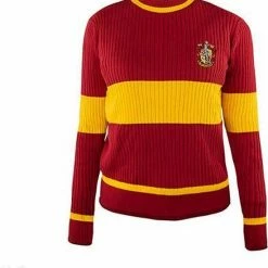 Cinereplicas Harry Potter - Gryffindor Quidditch Sweater / Griffoendor Zwerkbal Trui - XS