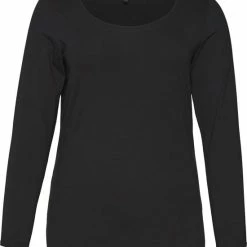 VERO MODA CURVE VMPAXI LS SOFT U-NECK - S NOOS CURVE Dames T-shirts - Maat M/48