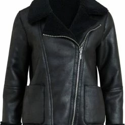 VILA VILIST L/S 2IN1 FAUX SHEARLING JACKET Dames Jas - Maat 44