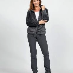 Life-Line - Whitney Fleece Dames - Zwart - Outdoorvest - Wandelvest - Fleece Zwart -Dameskleding Verkoop 550x687 22