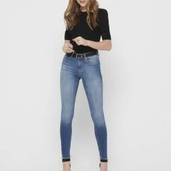 ONLY ONLBLUSH LIFE MID ANK RAW REA1303 NOOS Dames Jeans - Maat -Dameskleding Verkoop 550x697
