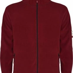 Donker Rood Fleece Vest Roly Luciane Maat XL