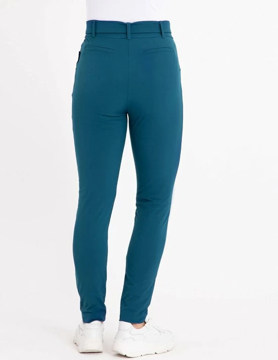 Blauwe Broek/Pantalon Van Je M'appelle - Dames - Travelstof - Maat S - 10 Maten Beschikbaar 3 Blauwe Broek/Pantalon Van Je M'appelle - Dames - Travelstof - Maat S - 10 Maten Beschikbaar - Afbeelding 3