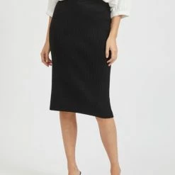 VILA VIRIL PENCIL HW KNIT SKIRT - NOOS Dames Rok - Maat XL