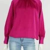 Merkloos Blouse Shine Fuchsia Maat 1, 38/42