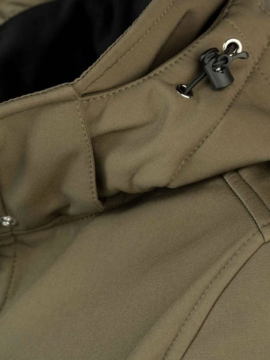 BJØRNSON Softshell Parka Jas 4 Seizoenen Fleece Voering Winddicht Dames Tarmac Bruin - Maat 52 - YLVA 10 BJØRNSON Softshell Parka Jas 4 Seizoenen Fleece Voering Winddicht Dames Tarmac Bruin - Maat 52 - YLVA - Afbeelding 10