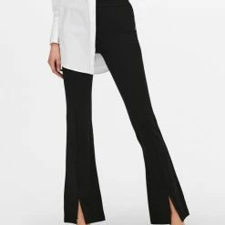 JdY JDYPRETTY FLARE SLIT PANT JRS NOOS Vrouwen Broek - Maat L X L32