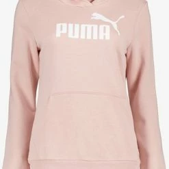 PUMA ESS Logo Hoodie Fleece Dames Trui - Maat M