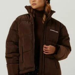 Colourful Rebel Fiona Jas Bruin Dames - Polyester - S -Dameskleding Verkoop 550x769 5