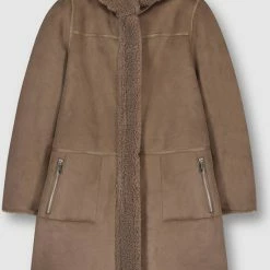 RINO & PELLE Rino&Pelle Alina Dames Jas Donker Bruin - 40 -Dameskleding Verkoop 550x777 2