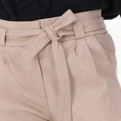 Ibana Paula Stretch Leather Broeken & Jumpsuits - Beige -Dameskleding Verkoop 550x785 36