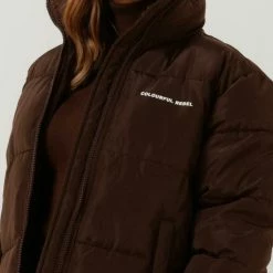 Colourful Rebel Fiona Jas Bruin Dames - Polyester - S -Dameskleding Verkoop 550x785 60