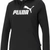 PUMA Ess Logo Hoodie Fl Dames Trui - Maat L