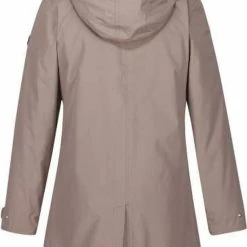 Celinda Waterdichte, Geïsoleerde Parka Jas Met Capuchon Van Regatta Voor Dames, Outdoorjas, Natuursteen Crème -Dameskleding Verkoop 550x800 6