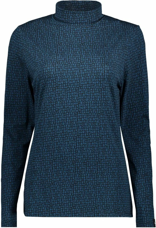 Zoso T-shirt Anika T Shirt With Print 224 Petrol/black Dames Maat - M 1 Zoso T-shirt Anika T Shirt With Print 224 Petrol/black Dames Maat - M