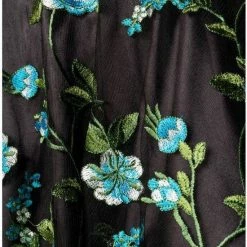 Belsira Swing Jurk -L- Vintage Flower Zwart/Blauw 7 Belsira Swing Jurk -L- Vintage Flower Zwart/Blauw -Dameskleding Verkoop 550x812 8