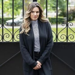 Zoso 224 Peggy Knitted Cardigan Black