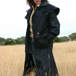 Lange Waxjas Longrider Coat Scippis