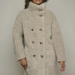 RINO & PELLE Rino&Pelle Marlis Dames Jas Beige - 36